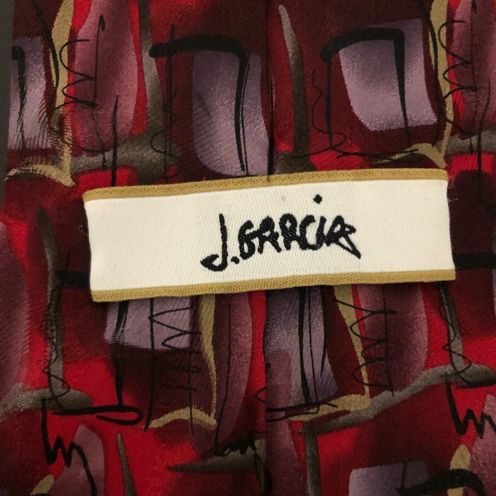 J. Garcia Limited Edition Tie, 100% Silk